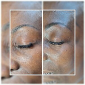 Avant après maquillage permanent